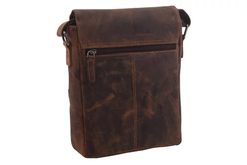 Pánska taška crossbody tmavohnedá 250909