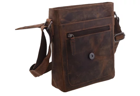Pánska taška crossbody tmavohnedá 250909