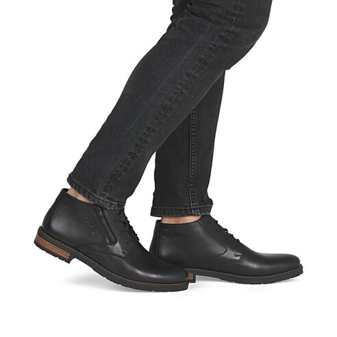 Pánska zimná obuv Rieker 14609-00 čierna