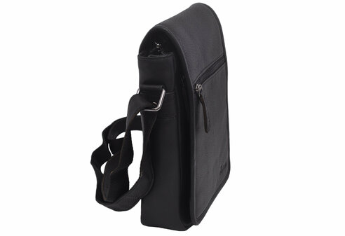 Pánske kožené crossbody čierna 250906