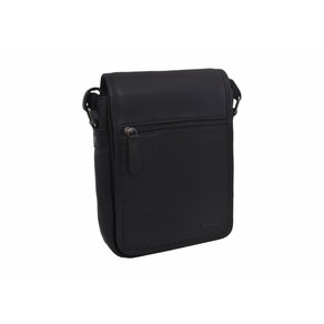 Pánske kožené crossbody čierna 250906