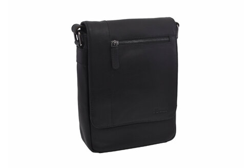 Pánske kožené crossbody čierna 250908