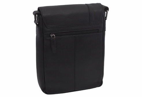 Pánske kožené crossbody čierna 250908