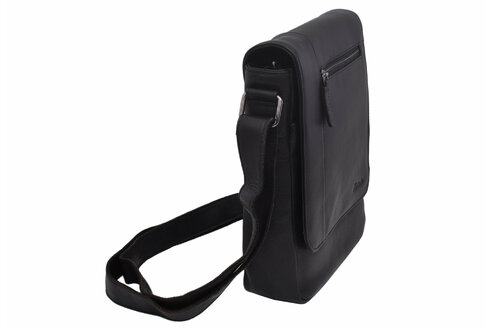 Pánske kožené crossbody čierna 250908