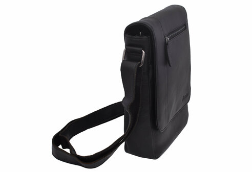 Pánske kožené crossbody čierna 250908