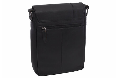 Pánske kožené crossbody čierna 250908