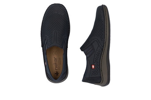 Pánske mokasíny Rieker 05297-14 modrá