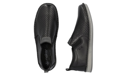 Pánske mokasíny Rieker 05457-00 čierna