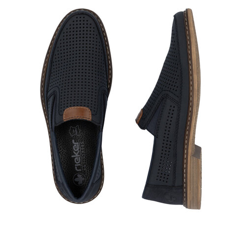 Pánske mokasíny Rieker 13459-14 modrá