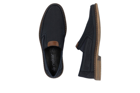 Pánske mokasíny Rieker 13459-14 modrá