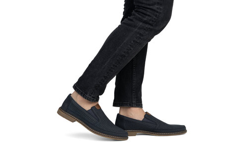 Pánske mokasíny Rieker 13459-14 modrá