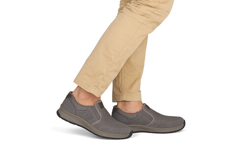 Pánske mokasíny Rieker 14363-64 šedá