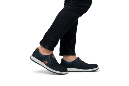 Pánske mokasíny Rieker 17368-14 modrá