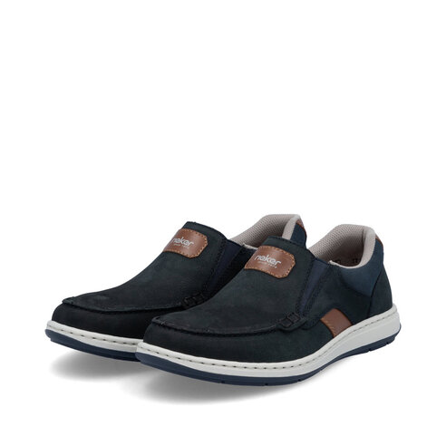 Pánske mokasíny Rieker 17368-14 modrá