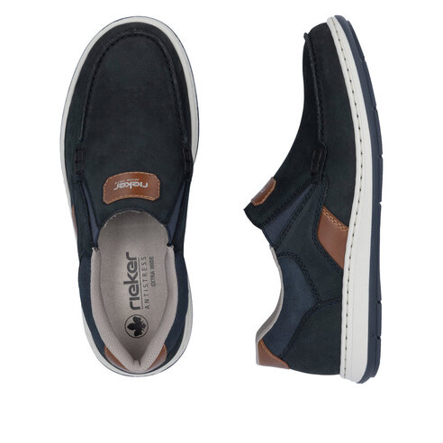 Pánske mokasíny Rieker 17368-14 modrá