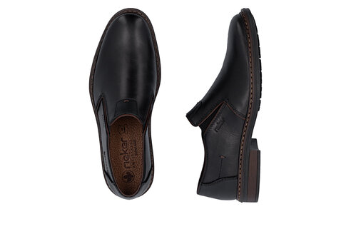 Pánske mokasíny Rieker 17664-00 čierna