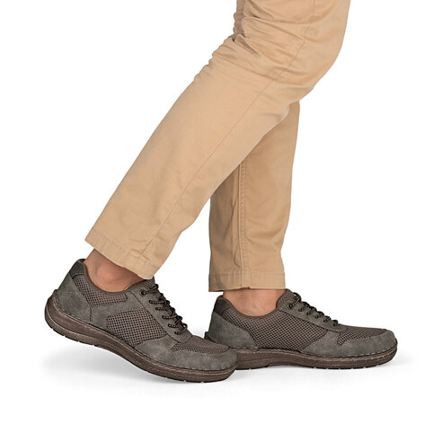 Pánske poltopánky Rieker 03089-64 šedá