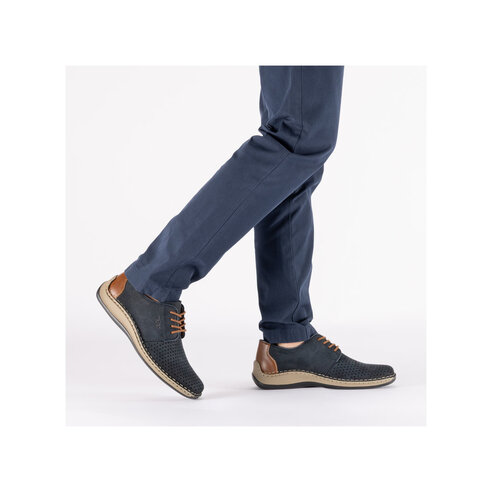 Pánske poltopánky Rieker 05226-14 modrá