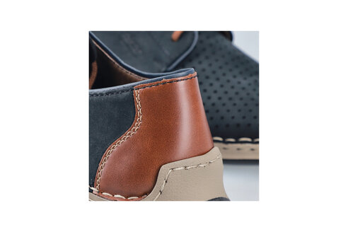 Pánske poltopánky Rieker 05226-14 modrá