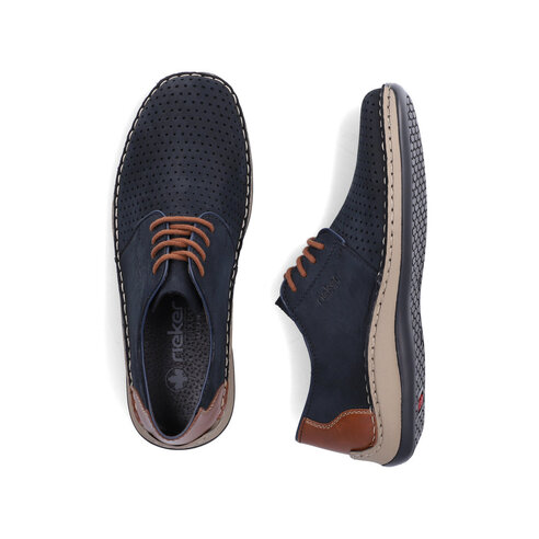 Pánske poltopánky Rieker 05226-14 modrá