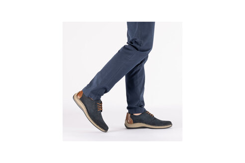 Pánske poltopánky Rieker 05226-14 modrá