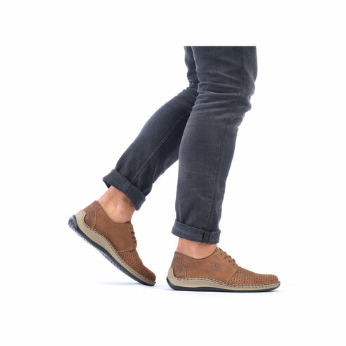 Pánske poltopánky Rieker 05226-24 hnedá