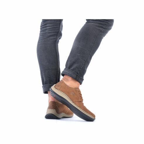 Pánske poltopánky Rieker 05226-24 hnedá