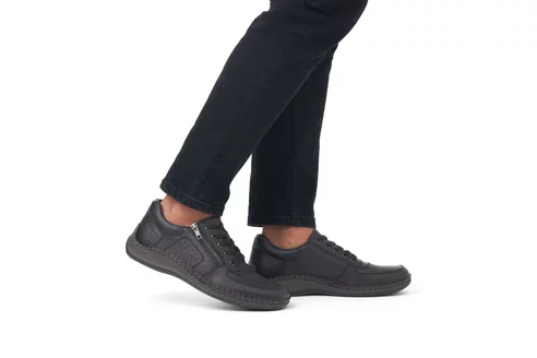 Pánske poltopánky Rieker 05228-00 čierne