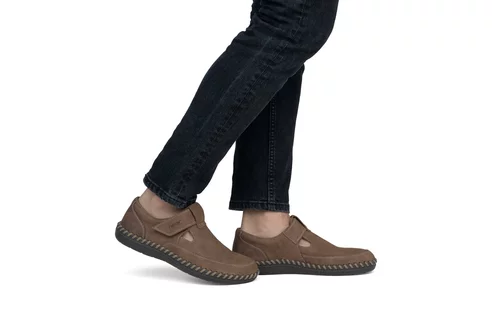 Pánske poltopánky Rieker B2452-24 hnedé