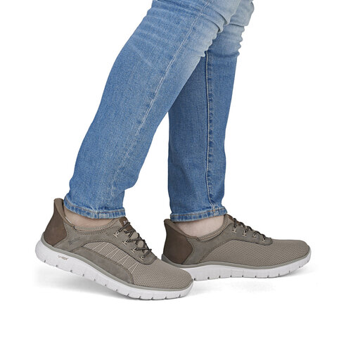 Pánske poltopánky Rieker B6656-62 šedá