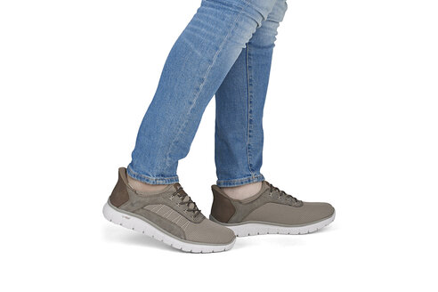 Pánske poltopánky Rieker B6656-62 šedá