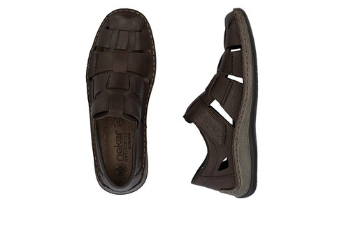 Pánske sandále Rieker 05281-25 hnedá