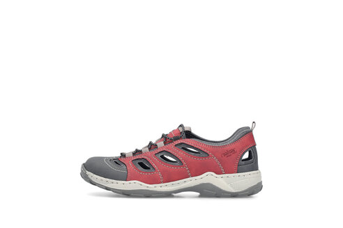 Pánske sandále Rieker 08065-33 červená