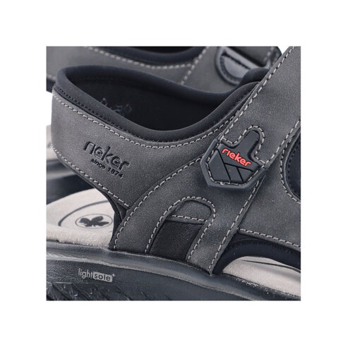 Pánske sandále Rieker 26455-00 šedá