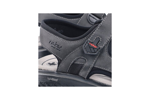 Pánske sandále Rieker 26455-00 šedá
