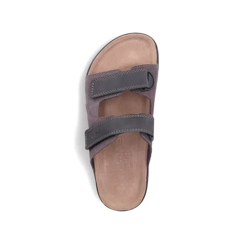 Pánske šľapky Rieker 21160-45 šedé