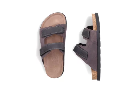 Pánske šľapky Rieker 21160-45 šedé