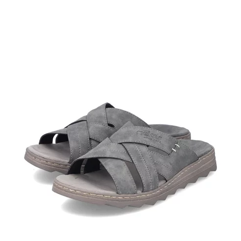 Pánske šľapky Rieker 21690-45 šedé