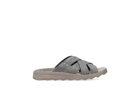 Pánske šľapky Rieker 21690-45 šedé