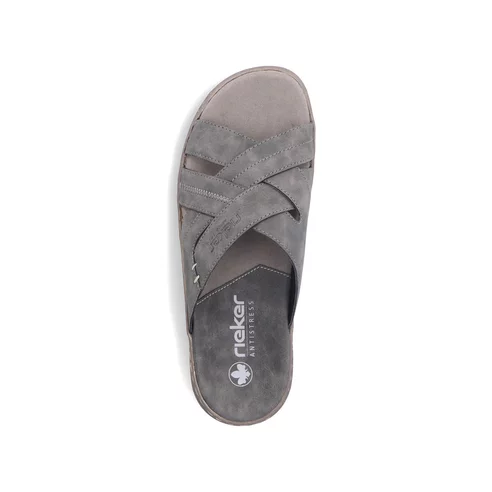 Pánske šľapky Rieker 21690-45 šedé