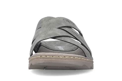Pánske šľapky Rieker 21690-45 šedé