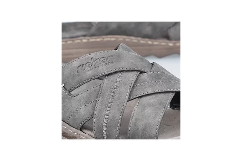 Pánske šľapky Rieker 21690-45 šedé