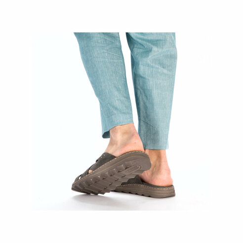 Pánske šľapky Rieker 21690-45 šedé