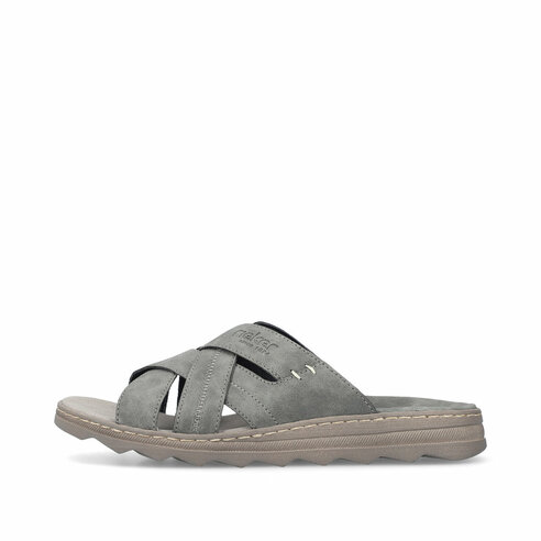 Pánske šľapky Rieker 21690-45 šedé