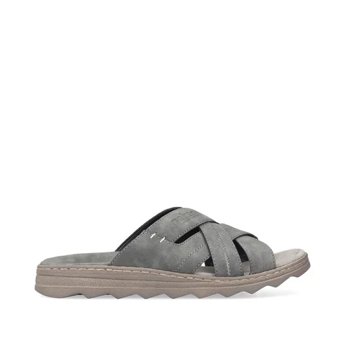 Pánske šľapky Rieker 21690-45 šedé