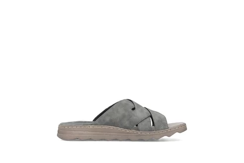 Pánske šľapky Rieker 21690-45 šedé