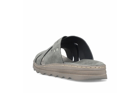 Pánske šľapky Rieker 21690-45 šedé