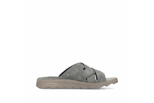 Pánske šľapky Rieker 21690-45 šedé