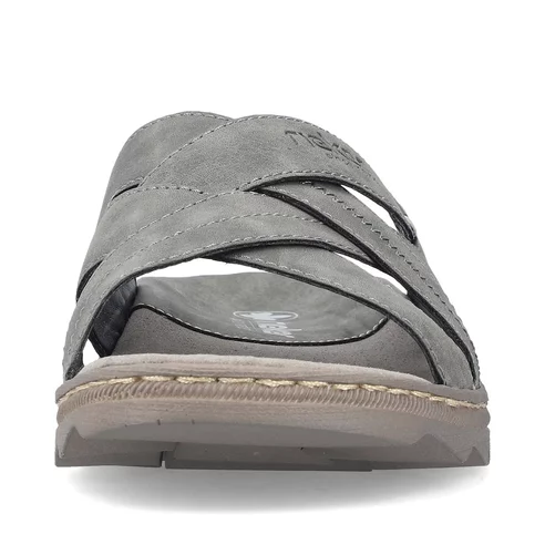 Pánske šľapky Rieker 21690-45 šedé