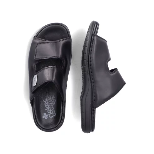 Pánske šľapky Rieker 25590-00 čierna